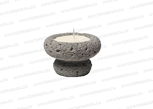 scented candle with cement holder 2315
